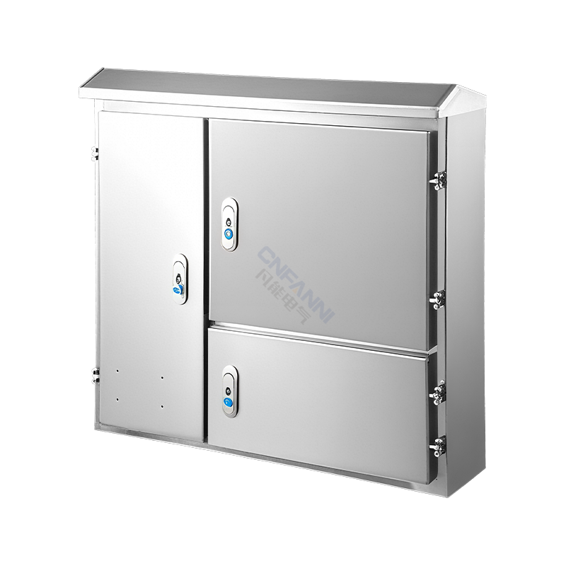 Galvanized Steel Lockable Outdoor Electric Meter Box Fuse Holder