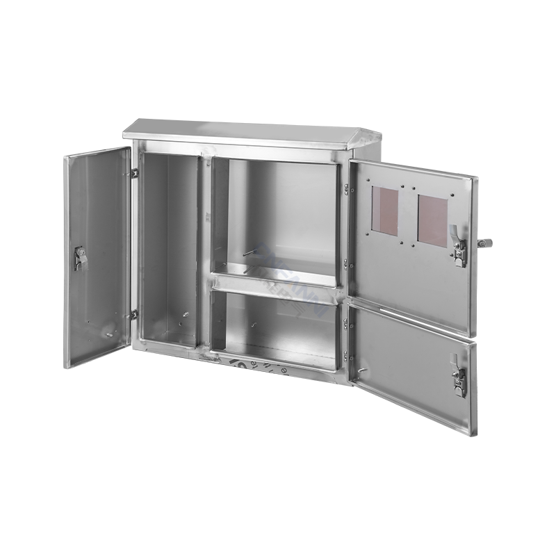 Galvanized Steel Lockable Outdoor Electric Meter Box Fuse Holder