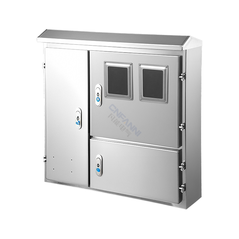 Galvanized Steel Lockable Outdoor Electric Meter Box Fuse Holder