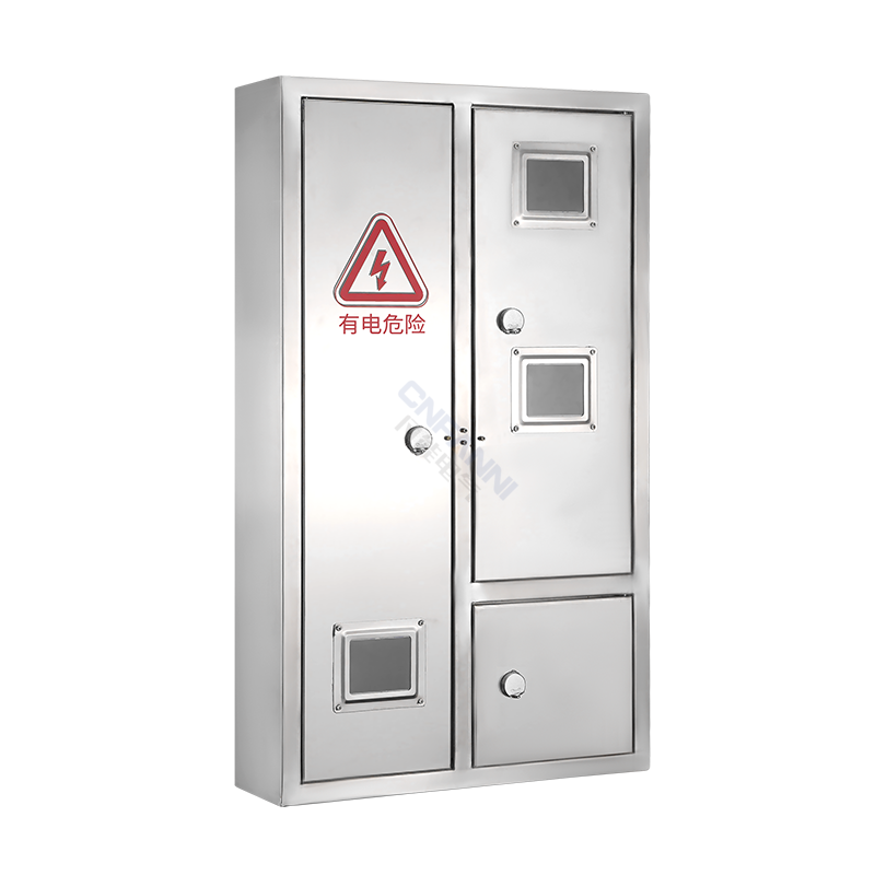 Galvanized Steel Lockable Outdoor Electric Meter Box Fuse Holder