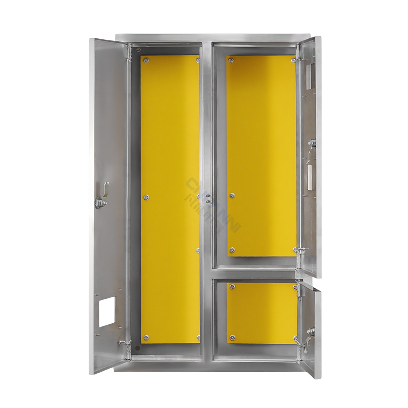 Galvanized Steel Lockable Outdoor Electric Meter Box Fuse Holder